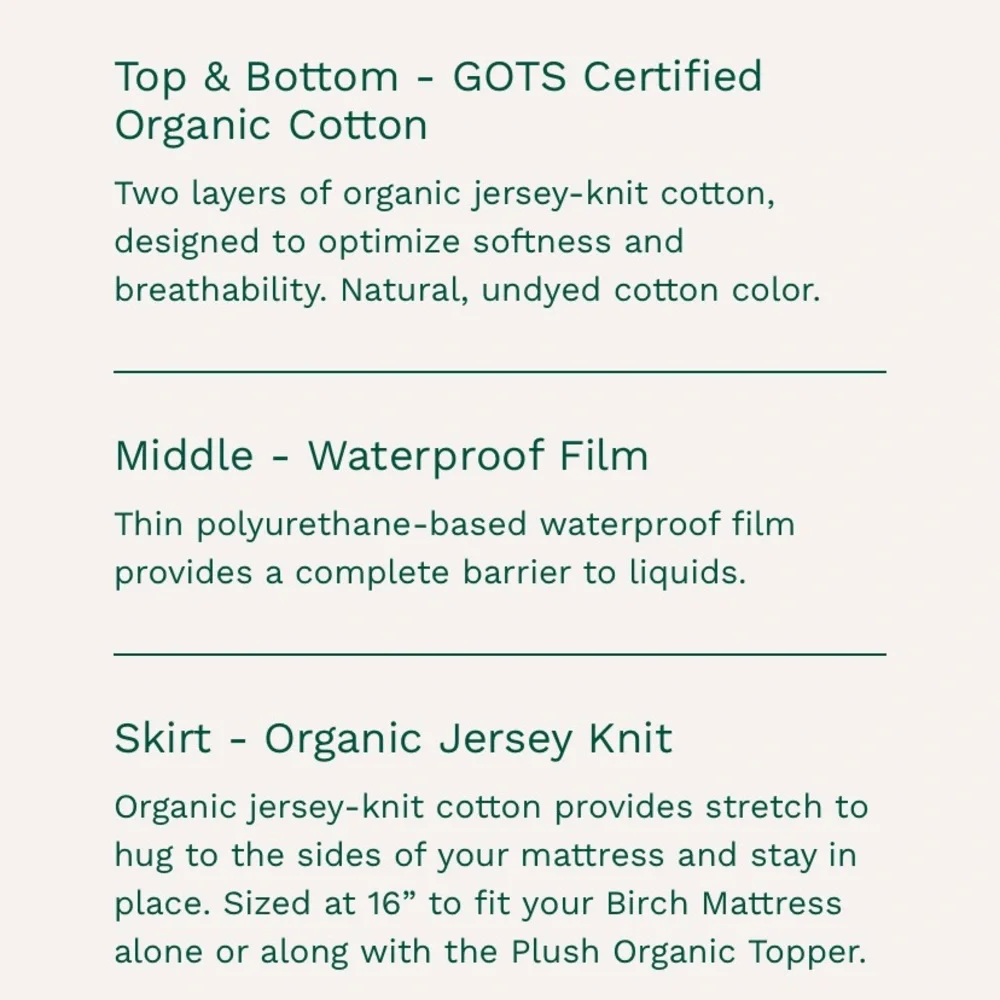 Birch Living Queen Mattress Protector
